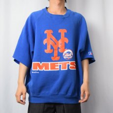 画像2: 90's RUSSEL ATHLETIC USA製 "METS" プリント半袖スウェット XXL (2)