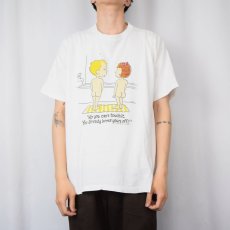 画像2: 90's USA製 "No you can't touch it..." シュールイラストプリントTシャツ XL (2)