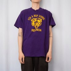 画像2: 90's USA製 "ECH&MSH SCHOOL REUNION" プリントTシャツ XL (2)