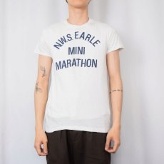 画像2: 70's USA製 "N.W.S. EARLE MINI MARATHON" プリントTシャツ M (2)