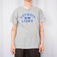 画像2: 80's Champion トリコタグ USA製 "DETROIT LIONS" プリントTシャツ XL (2)