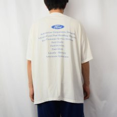 画像3: 90's Ford USA製 自動車メーカー ロゴプリントTシャツ XL (3)