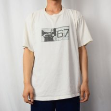 画像2: 90's GAP USA製 "67" 自動車プリントTシャツ L (2)