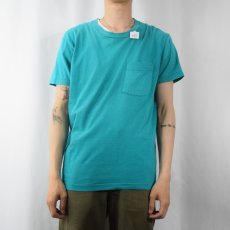 画像2: 80's FRUIT OF THE LOOM USA製 無地ポケットTシャツ L (2)