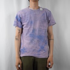 画像2: 80's FRUIT OF THE LOOM USA製 無地ポケットTシャツ L (2)