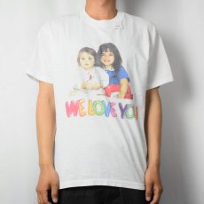 画像2: 90's "WE LOVE YOU" メモリアルフォトプリントTシャツ M (2)