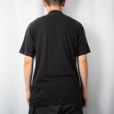 画像3: 80's エッフェル塔 アートプリントＴシャツ BLACK M (3)