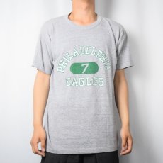 画像2: 80's Champion トリコタグ USA製 "PHILANDELPHIA EAGLES" プリントＴシャツ XL (2)