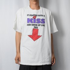 画像2: 90's "IT STARTED WITH A KISS..." プリントＴシャツ XL (2)