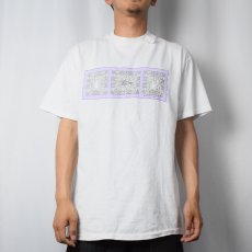 画像2: 90's USA製 アートプリントＴシャツ L (2)