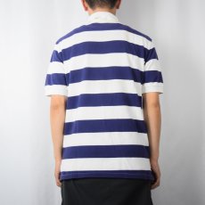 画像3: POLO Ralph Lauren ボーダー柄 ポロシャツ M (3)