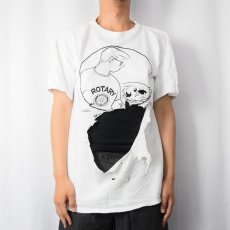 画像2: 80's Champion トリコタグ USA製 プリントTシャツ XL (2)