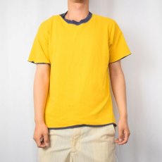 画像5: 〜80's 無地 リバーシブルTシャツ NAVY (5)