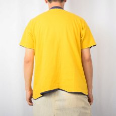 画像6: 〜80's 無地 リバーシブルTシャツ NAVY (6)