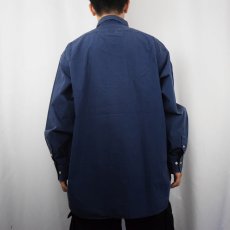 画像3: Ralph Lauren "BIG BUTTONDOWN" ロゴ刺繍 コットンボタンダウンシャツ SIZE16 1/2 (3)