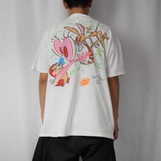画像4: 【お客様専用ページ】90's Ren&Stimpy USA製 キャラクタープリントTシャツ XL (4)