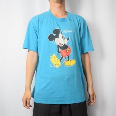 画像2: 70〜80's Disney MICKEY MOUSE "California" キャラクタープリントTシャツ (2)