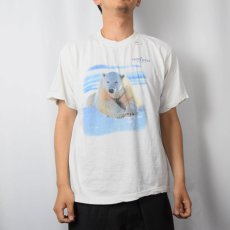 画像2: "SANTA LUCIA SEGUROS" 白クマプリントTシャツ (2)