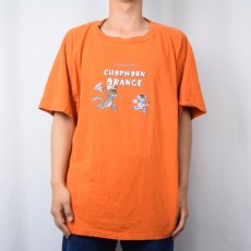 画像2: 90's ITCHY&SCRATCHY USA製 "CHOPWORK ORANGE" 映画パロディプリントTシャツ XL (2)