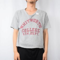 画像2: 60's Champion 大文字ランタグ USA製 "WHITWORTH COLLEGE" カットオフTシャツ SIZE48 (2)