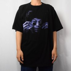 画像3: 90's Jimi Hendrix USA製 ミュージシャンプリントTシャツ BLACK XL (3)