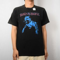 画像2: 90's BAD TO THE BONE ハードロックバンドTシャツ BLACK M (2)