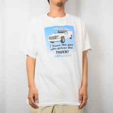 画像2: 90's "BELLSOUTH" トラックプリントTシャツ XL (2)