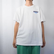 画像3: 90's SAUCONY スニーカーブランド ロゴプリントTシャツ XL (3)