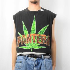 画像3: 90's PANTERA USA製 "WORLD TOUR 1994" ヘヴィメタルバンド カットオフTシャツ BLACK XL (3)