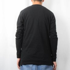 画像3: 2018AW patagonia ロゴプリントロンT BLACK M (3)