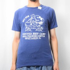 画像2: 70〜80's SNOOPY USA製 "MY SON" キャラクタープリントTシャツ NAVY M  (2)