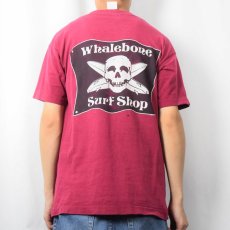 画像4: 90's Whalebone Surf Shop USA製 サーフショッププリントTシャツ L (4)