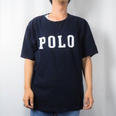 画像2: POLO SPORT Ralph Lauren ロゴプリントTシャツ NAVY L (2)