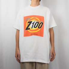 画像2: 90's〜 Z100 USA製 ラジオ局プリントTシャツ XL (2)