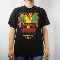 画像2: 90's LITTLE SHOP OF HORRORS USA製 ホラー映画プリントTシャツ BLACK L (2)