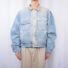 画像2: 80's POLO Rlalph Lauren USA製 デニムジャケット XL (2)