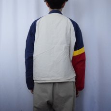 画像3: 90's POLO Ralph Lauren フリースライナー チンスト付き コットンスイングトップ L  (3)