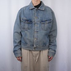 画像2: 90's Ralph Lauren RRL 三ツ星 USA製 "101-J TYPE" デニムジャケット XL (2)