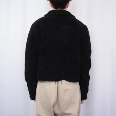 画像3: POLO Ralph Lauren "Double Riders Type" ボアライダースジャケット BLACK XL (3)