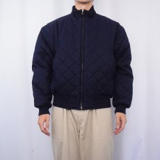 画像2: POLO Rlaph Lauren 中綿入り キルティングジャケット NAVY L (2)