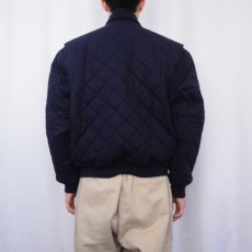 画像3: POLO Rlaph Lauren 中綿入り キルティングジャケット NAVY L (3)