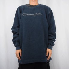 画像2: 90's Champion インサイドアウトデザイン ロゴ刺繍スウェット XXL (2)