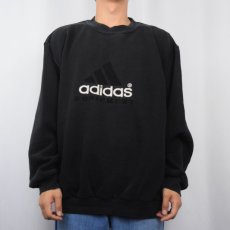 画像2: ブート adidas EQUIPMENT ロゴ刺繍スウェット BLACK XXL (2)