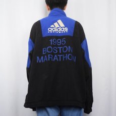 画像4: 90's adidas EQUIPMENT "B.A.A. BOSTON MARATHON" ロゴプリントナイロンジャケット XL (4)