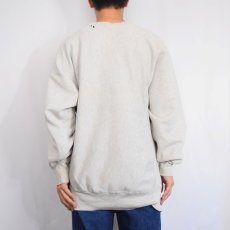 画像3: 90's Champion REVERSE WEAVE USA製 "MARIST" 染み込みプリントスウェット XXL (3)