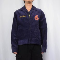 画像3: FFA "MISSOURI MARSHALL" ファーマーズコーデュロイジャケット NAVY (3)