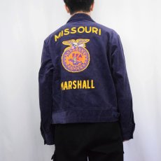 画像4: FFA "MISSOURI MARSHALL" ファーマーズコーデュロイジャケット NAVY (4)