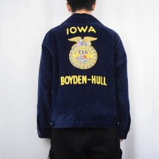 画像4: FFA "IOWA BOYDEN-HULL" ファーマーズコーデュロイジャケット NAVY SIZE100-42 (4)