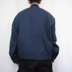 画像3: 60〜70's WORK WEAR CORPORATION "CHEVROLET" パッチカスタム キルティングライナー ワークジャケット NAVY L (3)