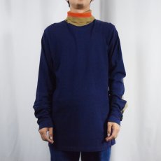 画像2: 80〜90's POLO COUNTRY Ralph Lauren パッチ付き タートルネックロンT NAVY XL (2)